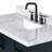 Ariel Kelly 43 Inch Single Rectangular Sink Bathroom Vanity With Italian Carrara Marble Countertop-105988835