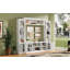 All-In-One Modern TV Stand With Bookcase, Entertainment Center With 4 Adjustable Shelves, Tempered Glass Doors, And Ample Storage Space For Tvs Up To 65-Inch-2054756651