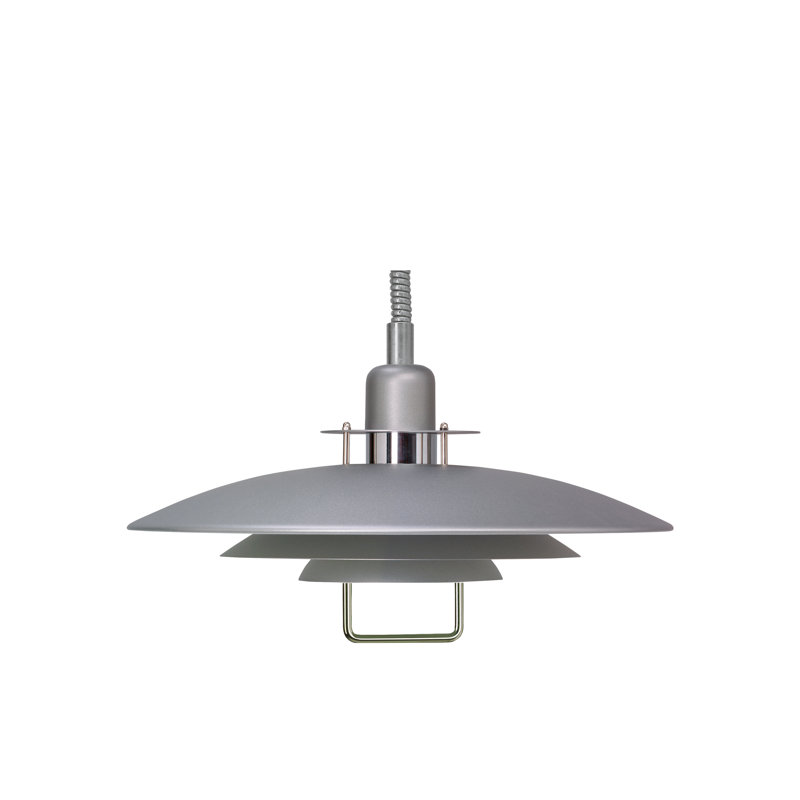 Primus 1 - Light Dome Pendant, 20.4cm H x 43cm W x 43cm D, Grey