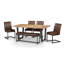 Armor Faux Leather Upholstered Bench-1587793924