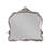 Antique Platinum Finish Mirror
