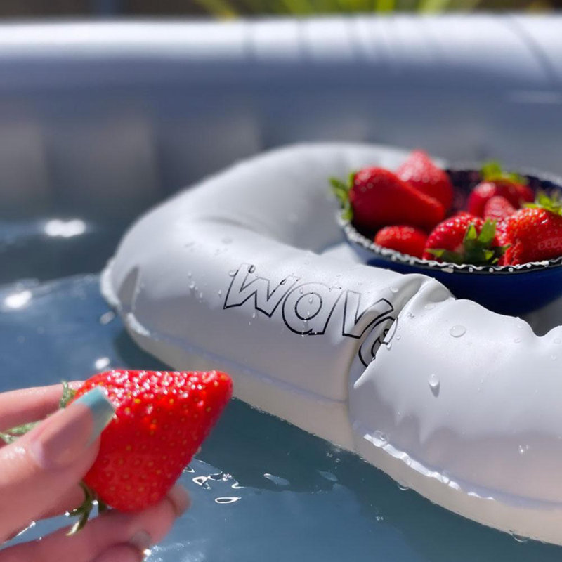 Wave Inflatable Hot Tub Booster Seat Cushion | Spa Seat Riser
