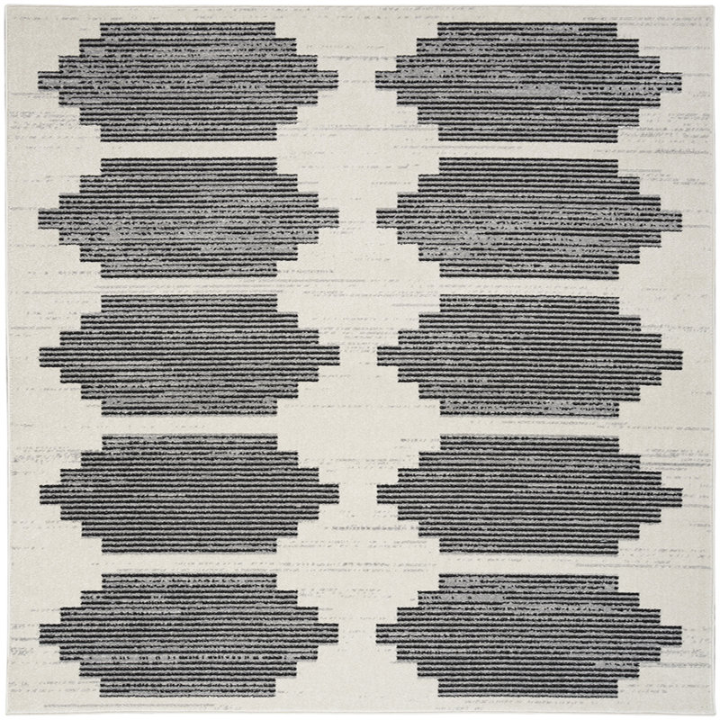 Destinay Geometric Indoor Rug, Rectangle 6' x 9'