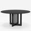 Table de salle à manger ronde de 60 po avec 4 chaises de salle à manger Fermin-132392162