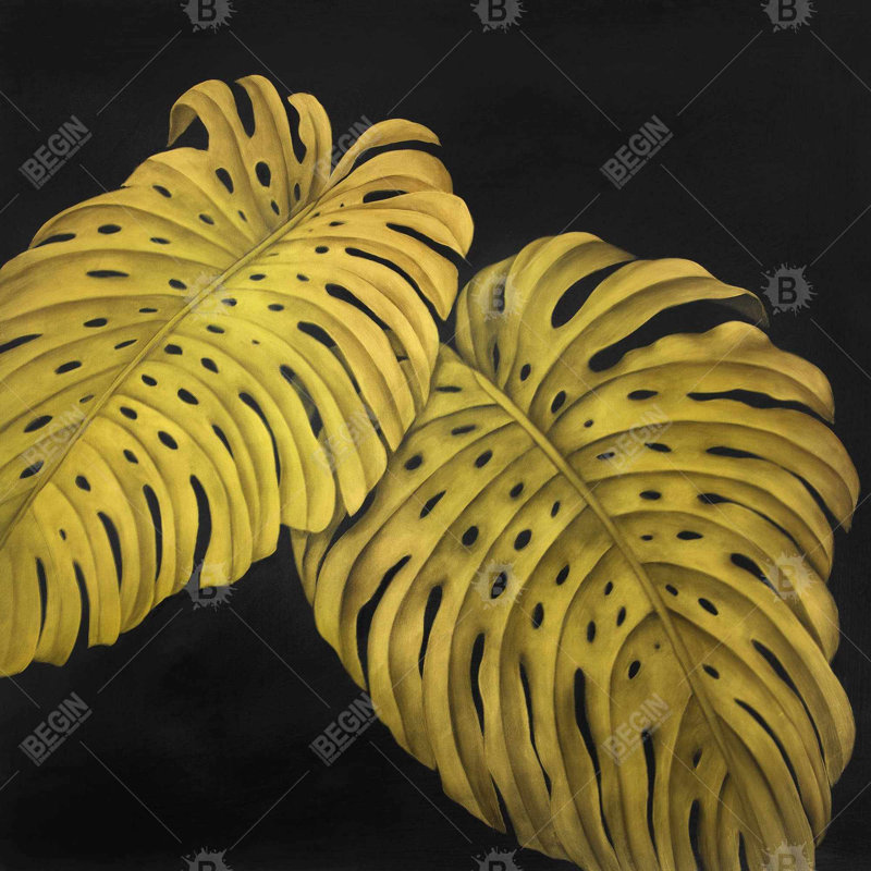 " Gold Monstera "