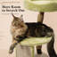 Arbre à chat style Mid-Century moderne avec peluche et perchoir-557510883