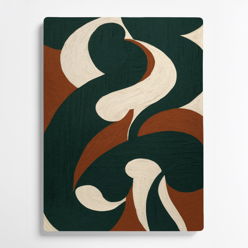 Art mural abstrait 49, H 8 po x l 10 po