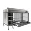 Grande cage pour animal de compagnie avec armoire de rangement et rouleau Profond, 23,7 de largeur, 34,06 de hauteur, noir et gris anthracite-1919560106-1919560101
