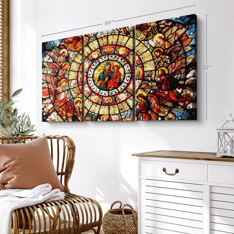 «Church Window» sur, H 32 po x l 50 po x P 1,25 po