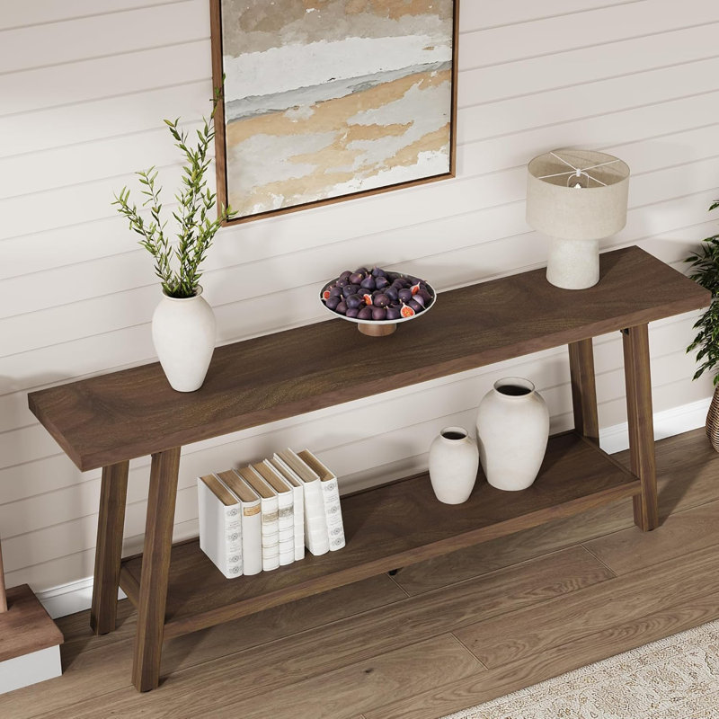 Console de 70,87 po de long, Brun