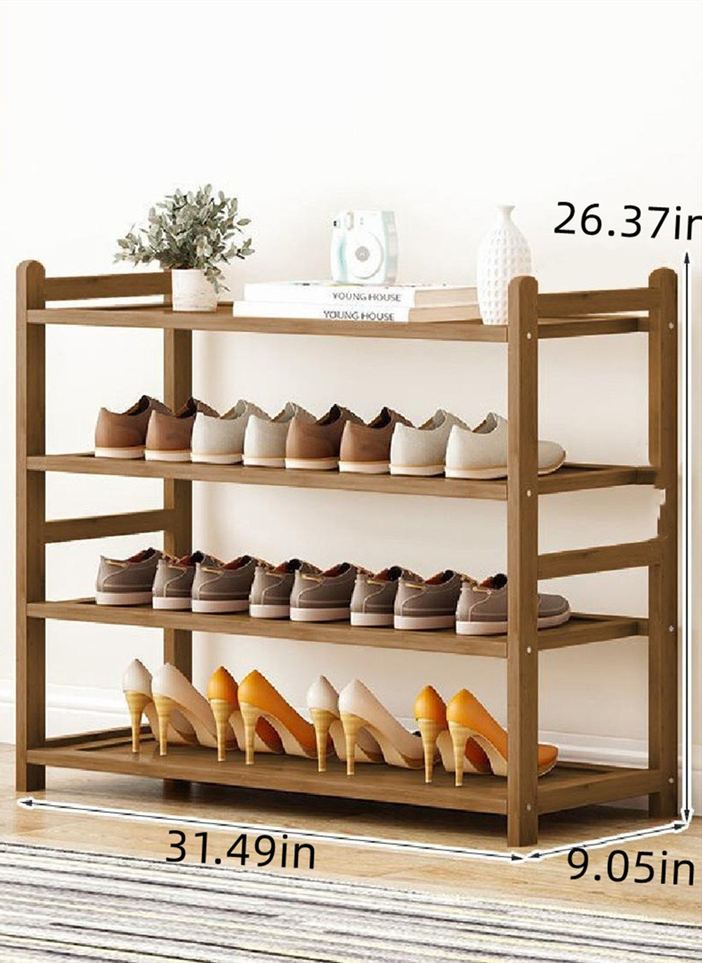 Traditional 2025 shoe rack