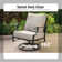 Asfand 5 - Person Patio Conversation Set with Swivel Lounge Chairs & Firepit Table