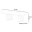Table basse en bois massif au design minimaliste-104490699