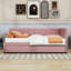 Lit de jour en lin avec couchette simple Naqeeb-62034407