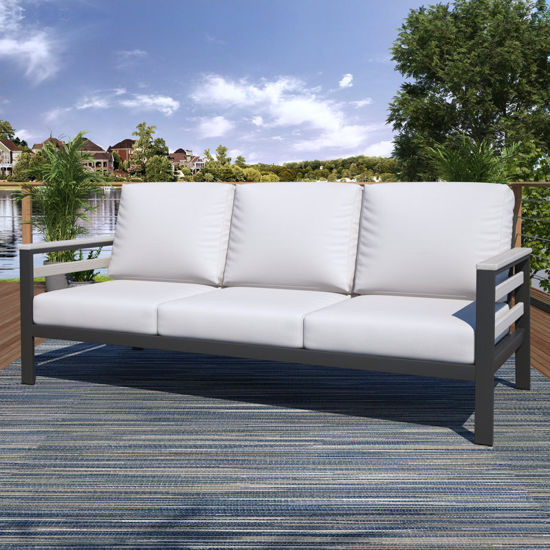 Ensemble de conversation avec canapé 5 pièces Townsend, Tissu naturel Sunbrella®
