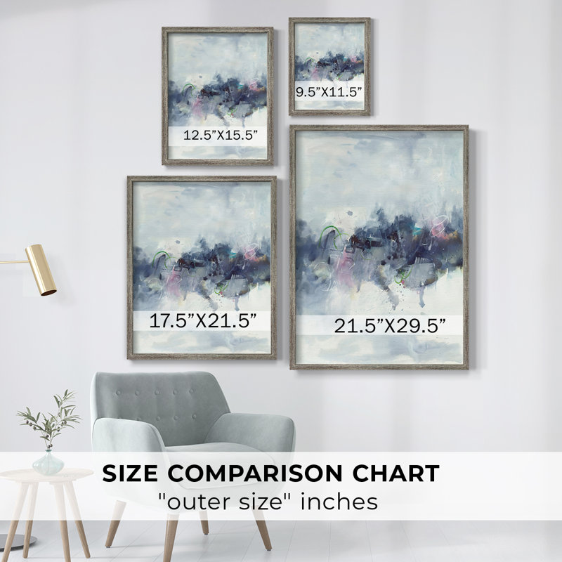Oiseaux I, reproduction encadrée - bois massif, H 11 po x l 9 po