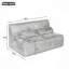Canapé modulaire moderne 63,7 po-130191674-130191676