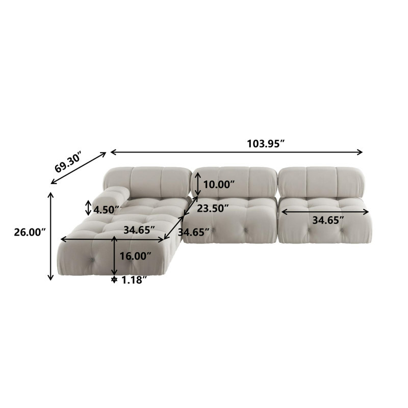 Velours moelleux, Velours beige