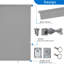 Rideau roulant d'extérieur, stores pare-soleil pour la terrasse, protection UV-1262740181-1262740180