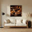 Art mural en métal brun, Desserts-788413323