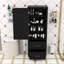 Freestanding 2 Drawers Tall Bathroom Storage Cabinet with Adjustable Shelves-1276350897