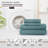 Lux Decor 4-Piece Ultra Soft Microfiber Sheet Set Deep Pocket Fitted Sheet, Wrinkle-Resistant & Easy Care Bedding-960111329-960111332