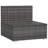 Patio Sectional Sofa with Cushions PE Rattan