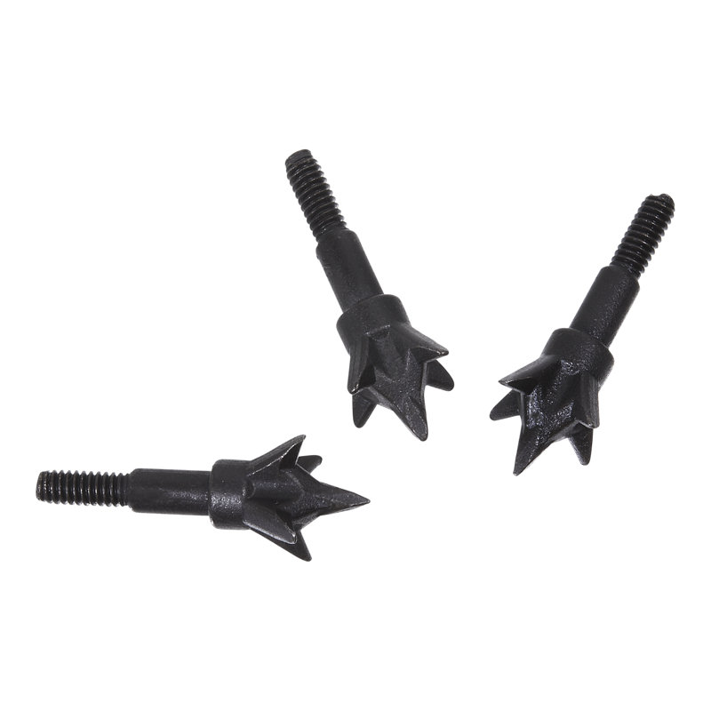 Titan Thrasher Small Game Archery Head Point, 100-Grains, 3-Pack, Black
