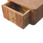 35cm W Solid Wood Bedside Table