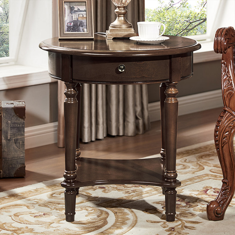 Table de bout Retro, Nut Brown