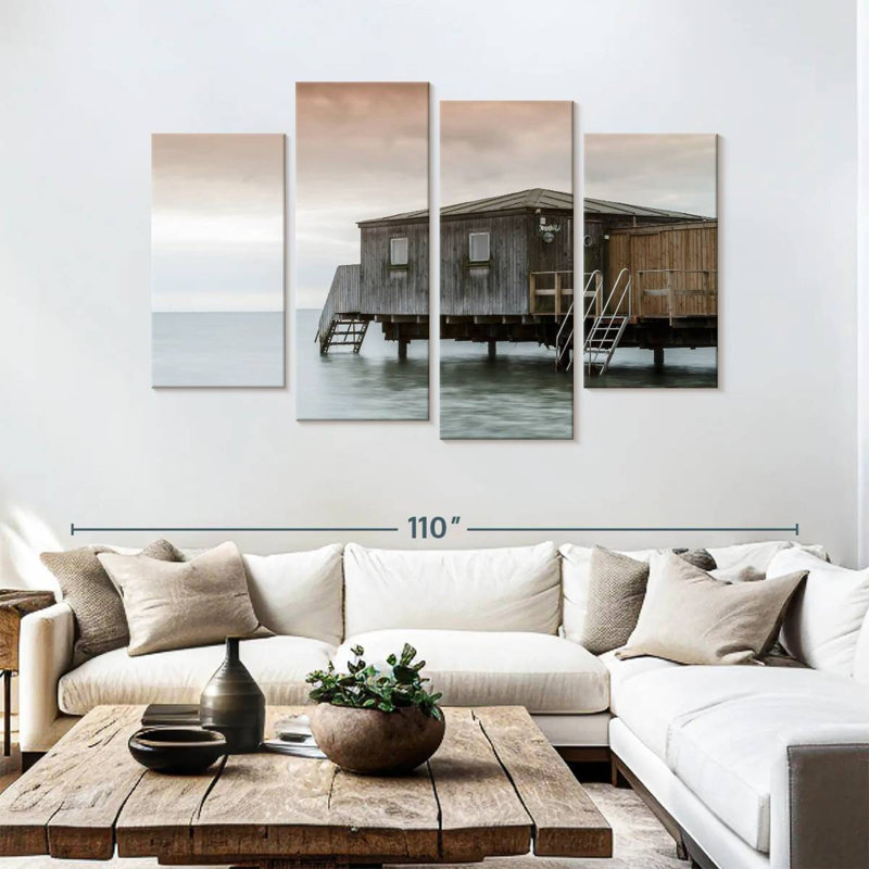 Lilie Wooden Bath House, 54" H x 84" W
