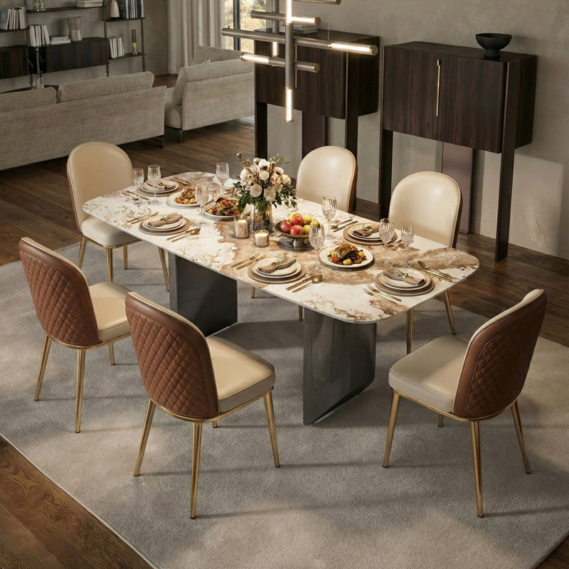 Table de salle à manger Dashona, Gris, L 35,4 po x L 70,9 po