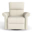 Fauteuil demi-tonneau moderne pivotant pour les salons élégants