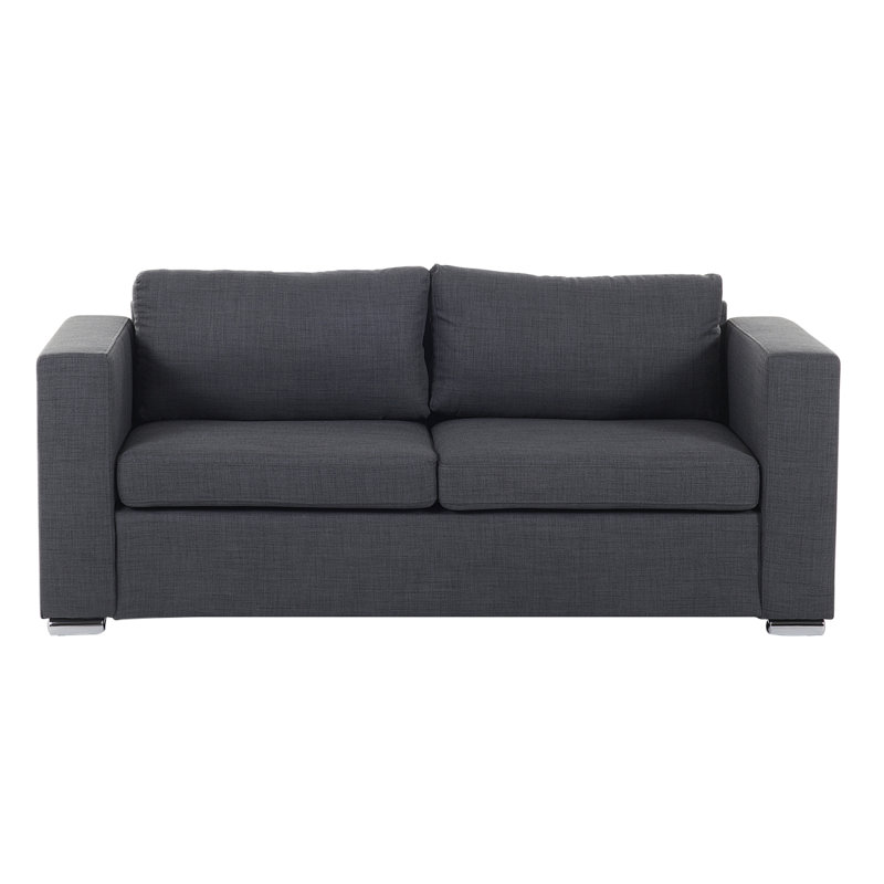 Canapé Helisinki, Polyester - Gris foncé