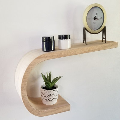 Oak Floating Shelf