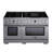 KUCHT 60 In. 7.9 Cu. Ft. 10 Burners Dual Fuel Range For Natural Gas In Stainless Steel With Kucht Horus Thermostat-119314047-119314049