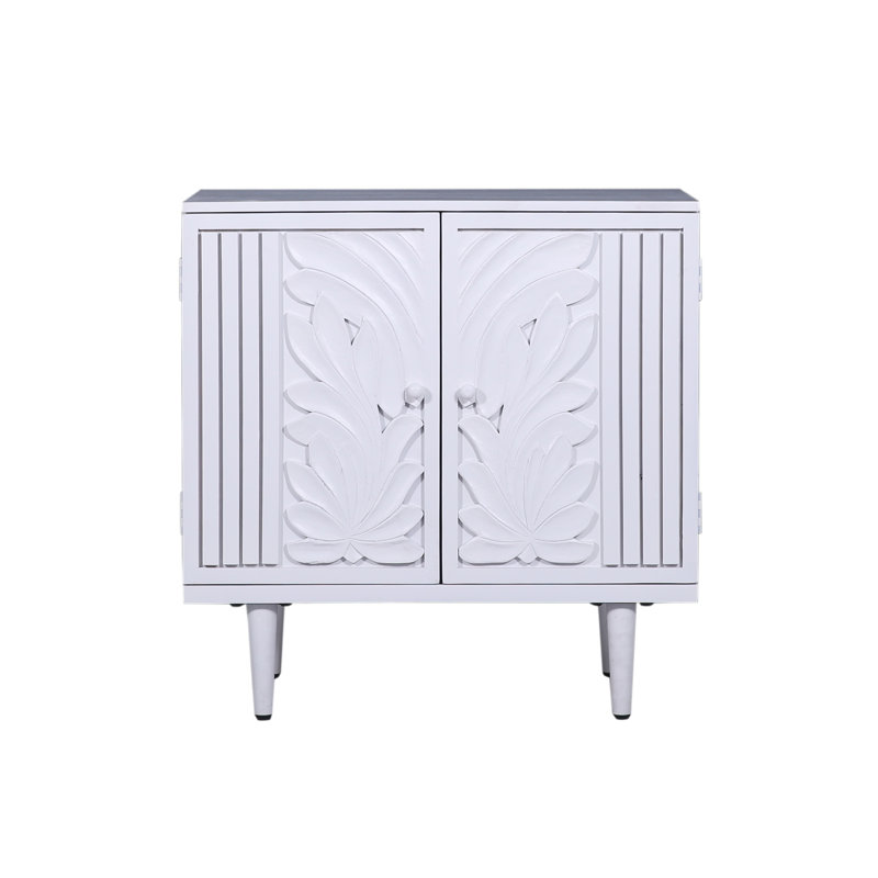 Frannie White Two Door Cabinet
