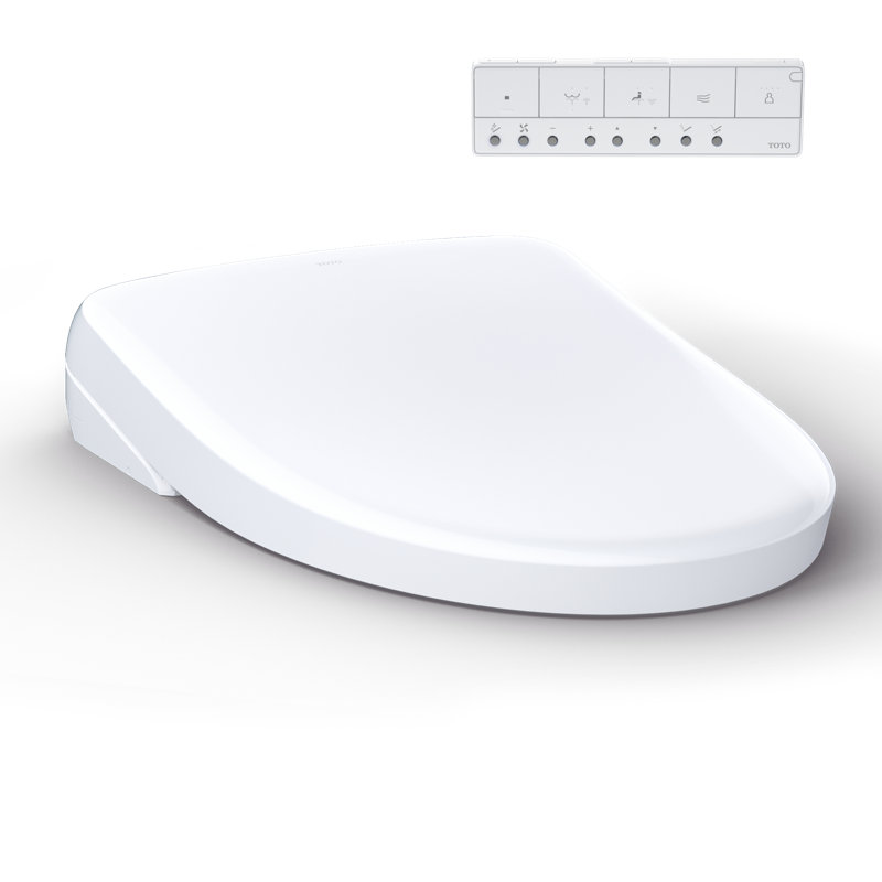 Washlet® Electronic Contemporary Elongated Auto Open/Close Lid Bidet Seat, Cotton White