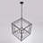 Marshallton Unique / Statement Geometric Adjustable Interlock Double Cages Chandelier-828008079