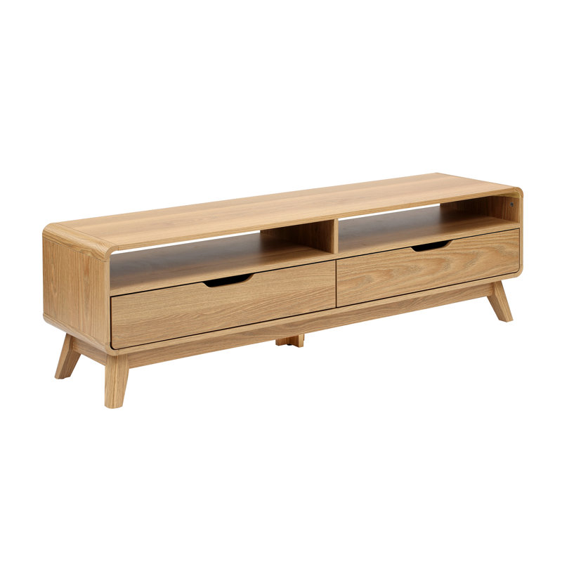 Rentchler TV Stand for TVs up to 60", Natural