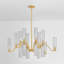 Harpswell Chandelier in Aged Brass-1802504758-1802504759