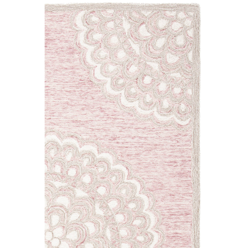 Pezanetti Hand Tufted Wool And Cotton With Latex Oriental Rug, Square 6'