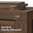 23.4"  Modern Nightstand with Charging Station and 2 Drawers, Bedside End Table for Bedroom Living Room-606802596