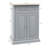 Grey Kitchen Island With Drawer, Adjustable Shelf, 2 Towel - Dazzlingly Portable Enchanting