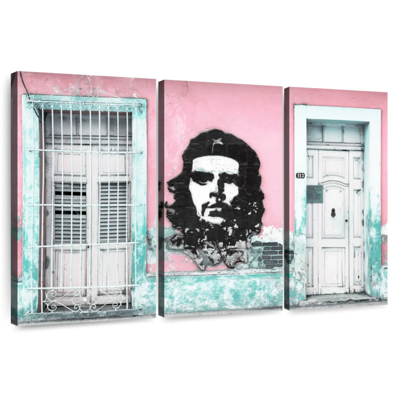 Lilie Cuban House, 42" H x 65" W