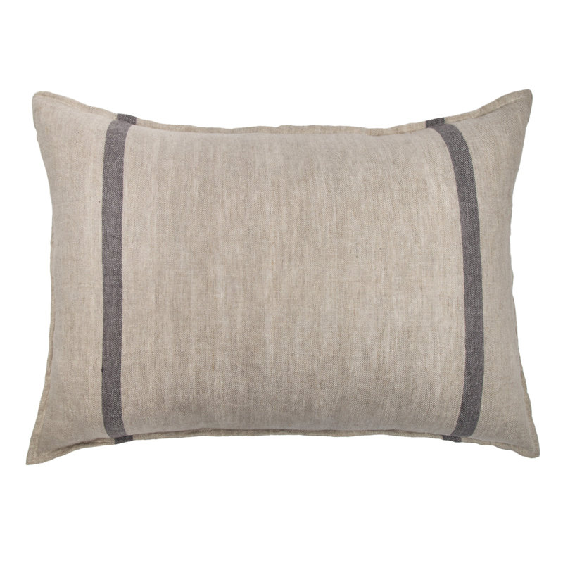 RORY Linen Lumbar Pillow Cover & Insert, Tan