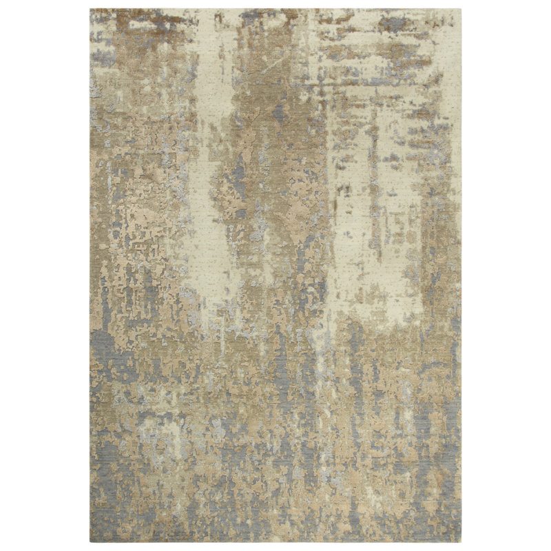 Wool Abstract Indoor Rug, 9' x 12'