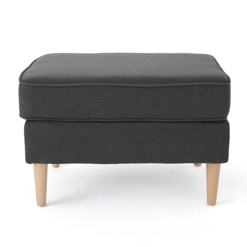 Repose-pieds Babbett, Tissu gris foncé