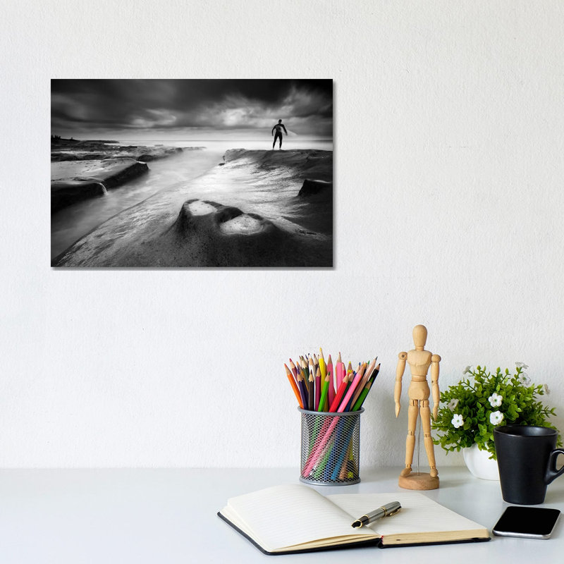 Surfer I by Moises Levy - Wrapped Canvas Print, 20.32 cm H x 30.48 cm W