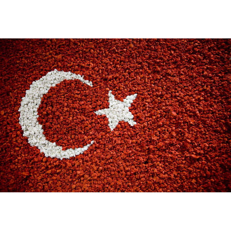 Flag Of Turkey - Wrapped Canvas Print, 30cm H x 46cm W x 3.8cm D